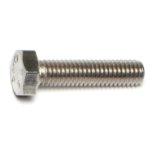 Midwest Fastener A2, M6-1.00 Hex Head Cap Screw, Plain Stainless Steel, 25 mm L, 8 PK 69705 - main